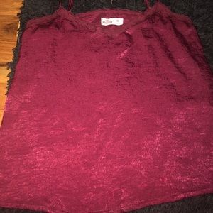 Red Hollister tank top